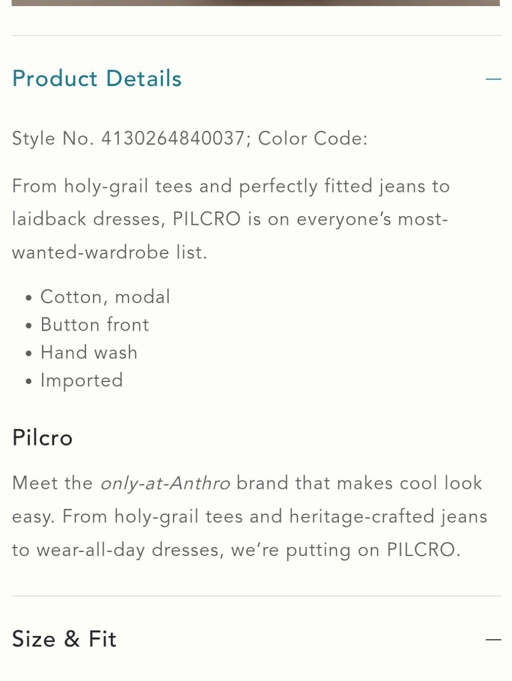 New Anthropologie Pilcro Dress - Picture 4 of 5